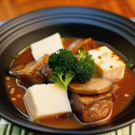 猪肉蘑菇豆腐炖菜少油不腥饮食秘籍